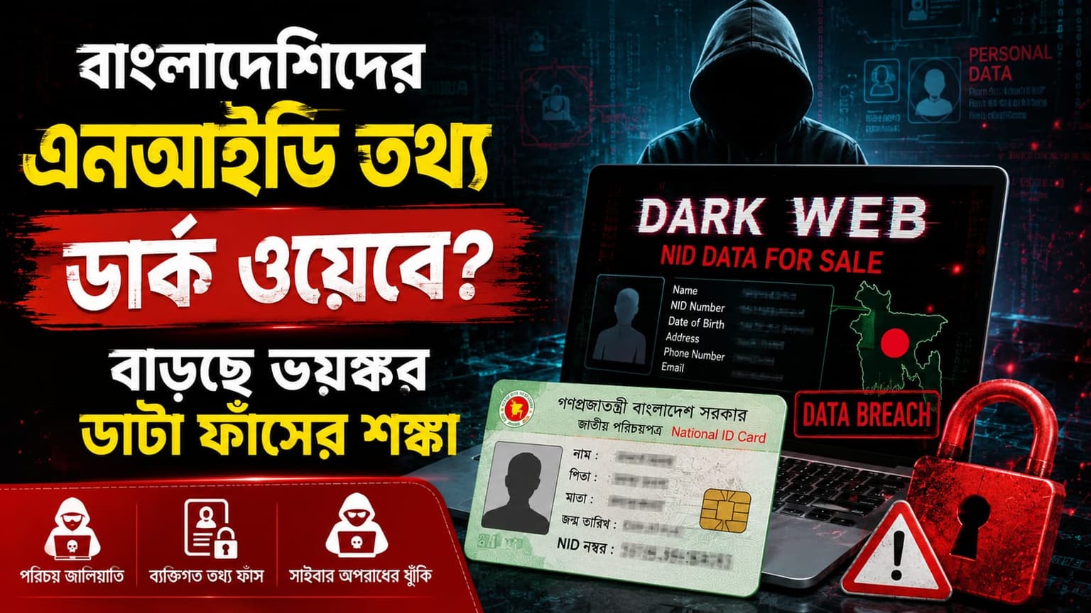 বাংলাদেশিদের এনআইডি তথ্য ডার্ক ওয়েবে