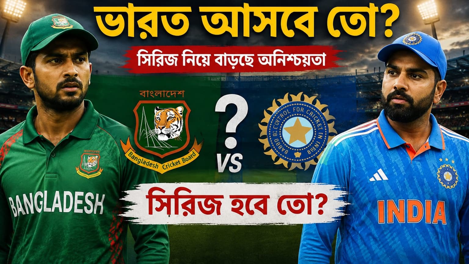 সেপ্টেম্বরে বাংলাদেশ সফরে ভারত আসবে তো? সিরিজ নিয়ে বাড়ছে অনিশ্চয়তা