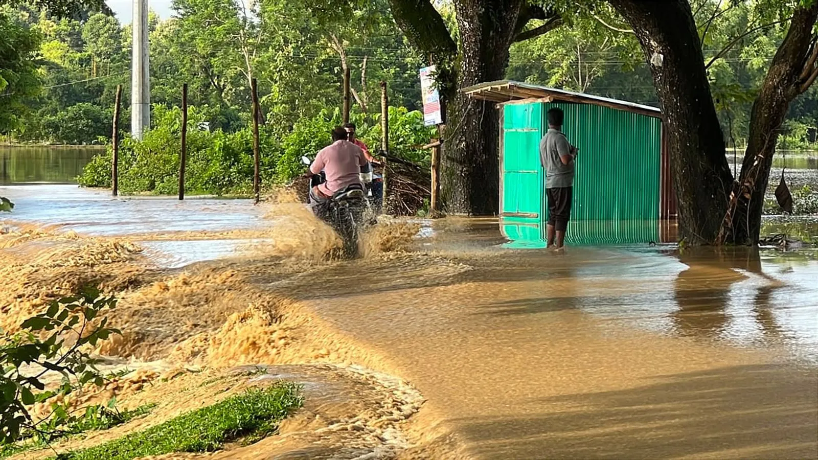 Heavy Rain and Landslides Disrupt Road Links in Khagrachhari
