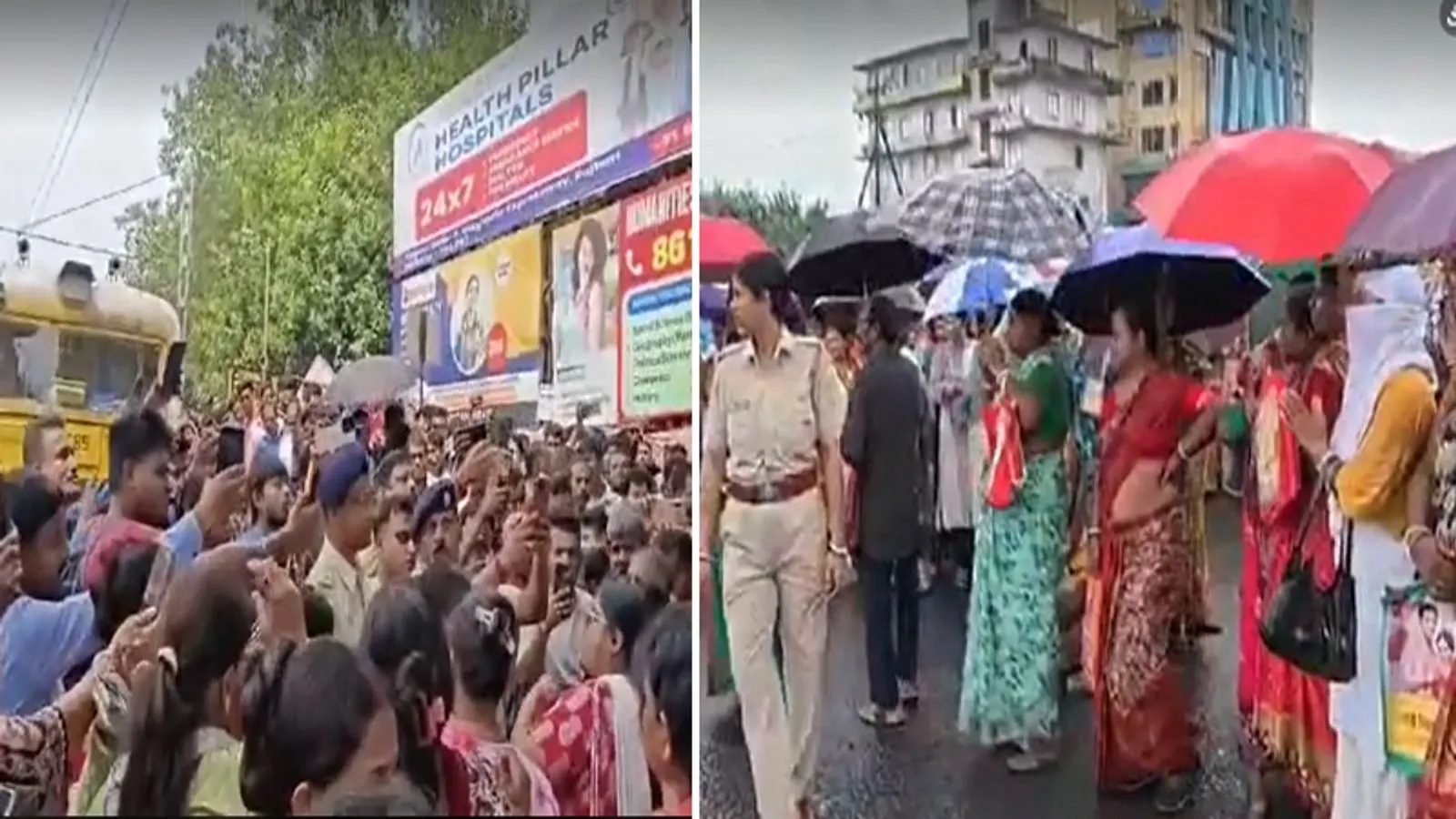 West Bengal Women Protest Alleged Denial of BJP's Welfare Funds