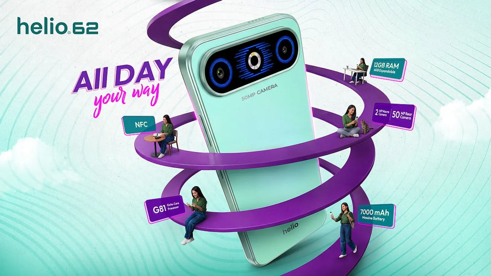 Helio Mobile Launches Helio 62 Smartphone in Bangladesh