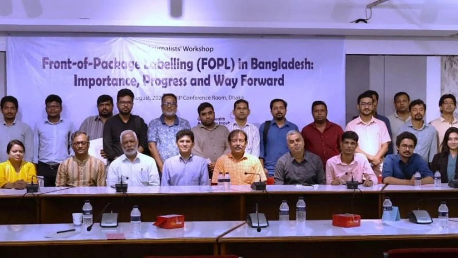 Journalists gather in Dhaka to discuss Front-of-Package Labelling