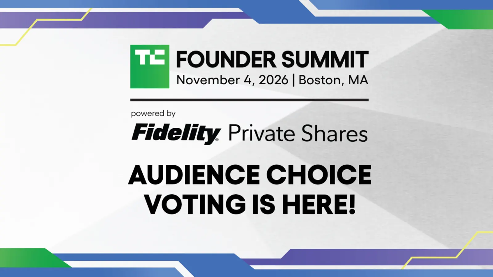 TechCrunch Founder Summit Opens Boston Audience Choice Voting