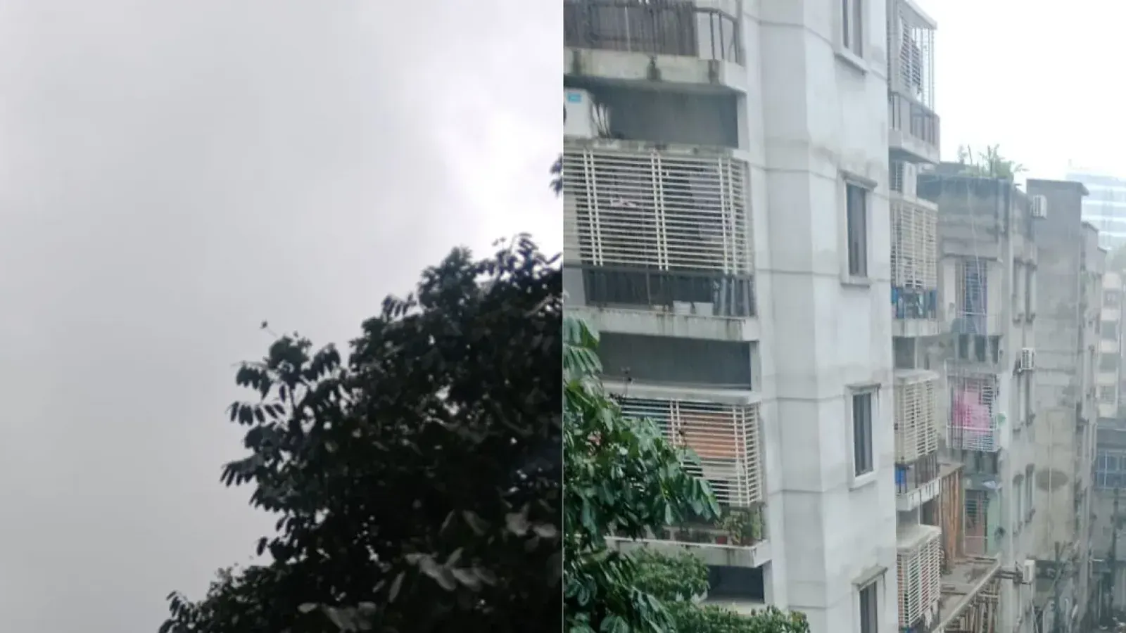 Morning Rain Hits Dhaka as Skies Remain Overcast