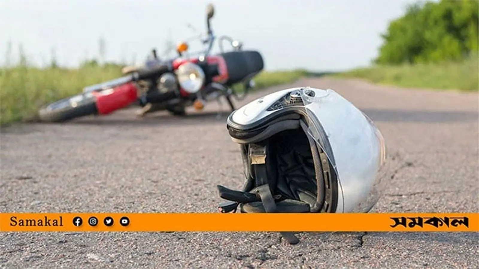Two killed as bus hits motorcycle in Faridpur's Bhanga
