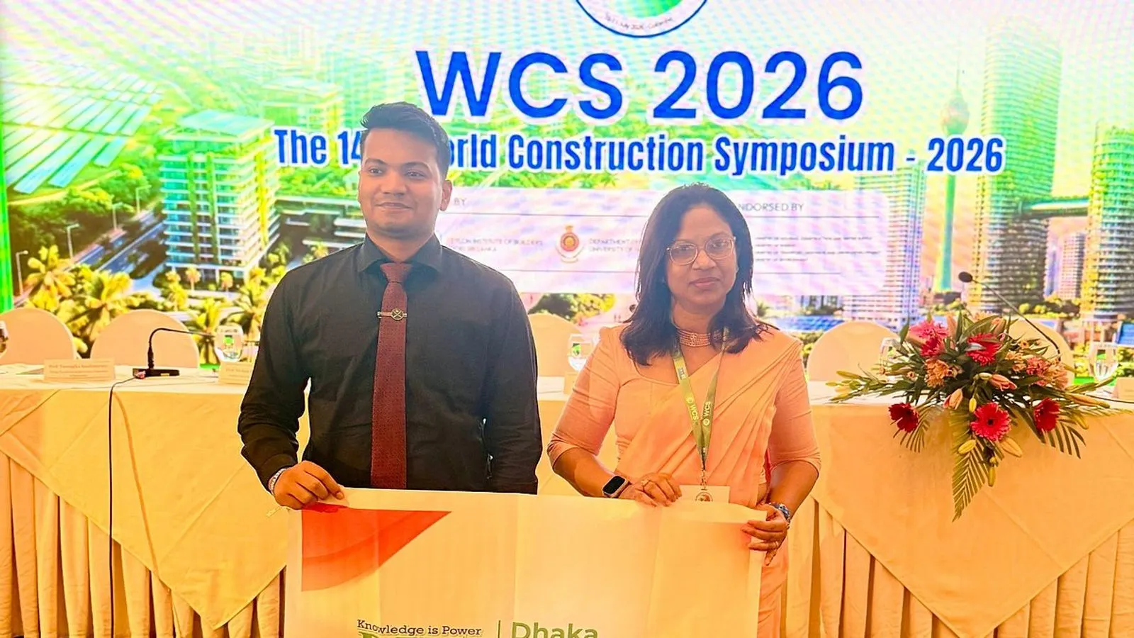 Dhaka International University Students Attend Sri Lanka Symposiums