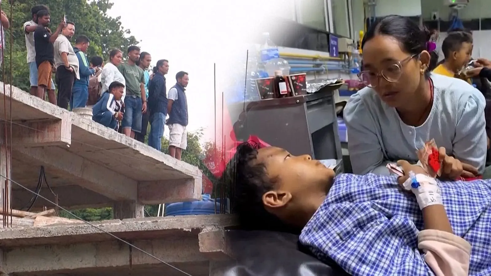 Nepal Floods: Boy Clings to Tree Before Hospital Reunion