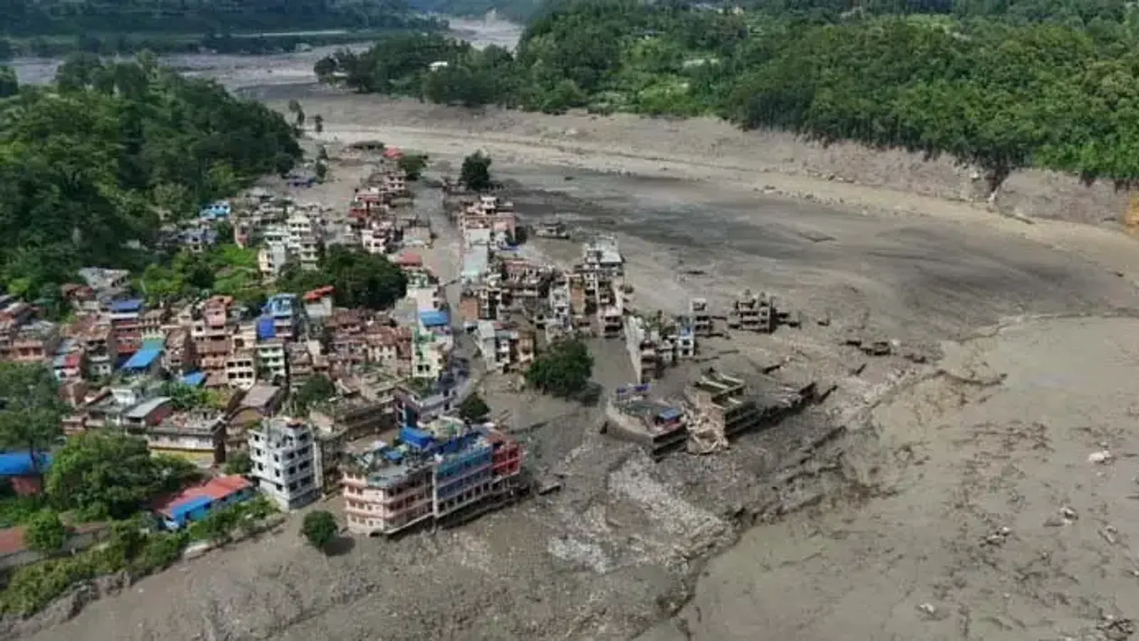 Nepal and Tibet Border Devastated by Glacial Collapse and Floods