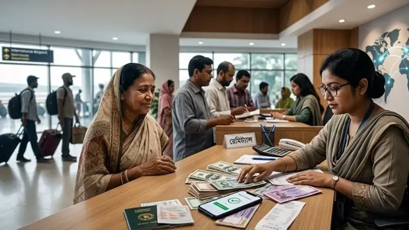 আগস্টের ২৯ দিনে ২৬৬ কোটি ডলার রেমিট্যান্স এলো দেশে