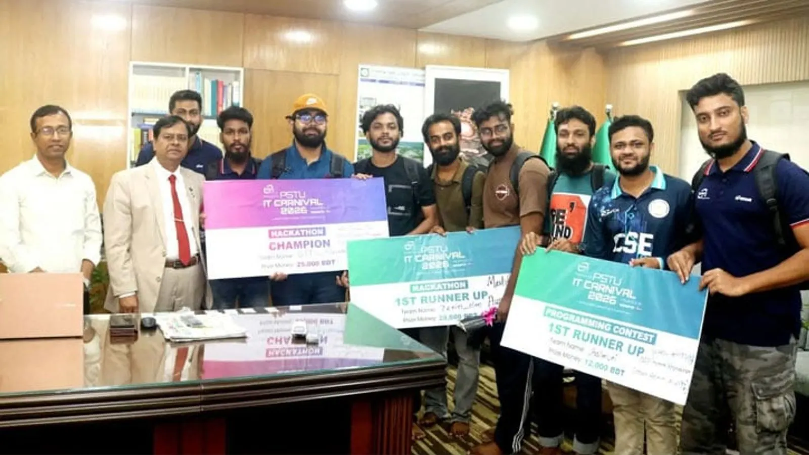 BSSTU students achieve major success at IT Carnival 2026 hackathon