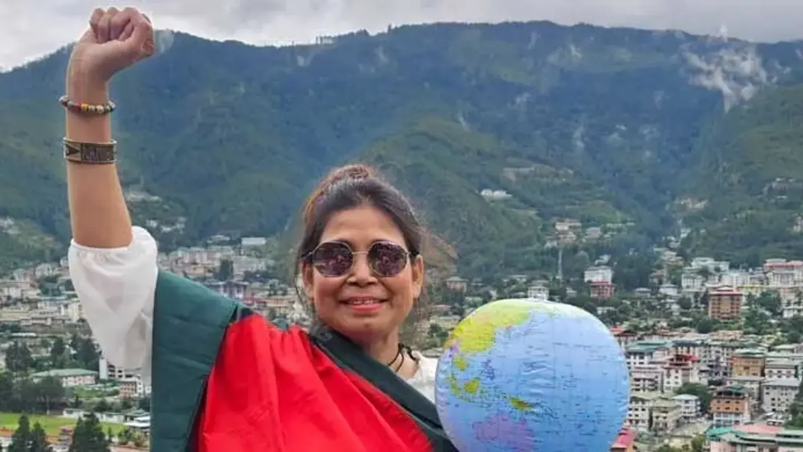 ১৮৫তম দেশ হিসেবে ভুটান ভ্রমণ করলেন নাজমুন নাহার