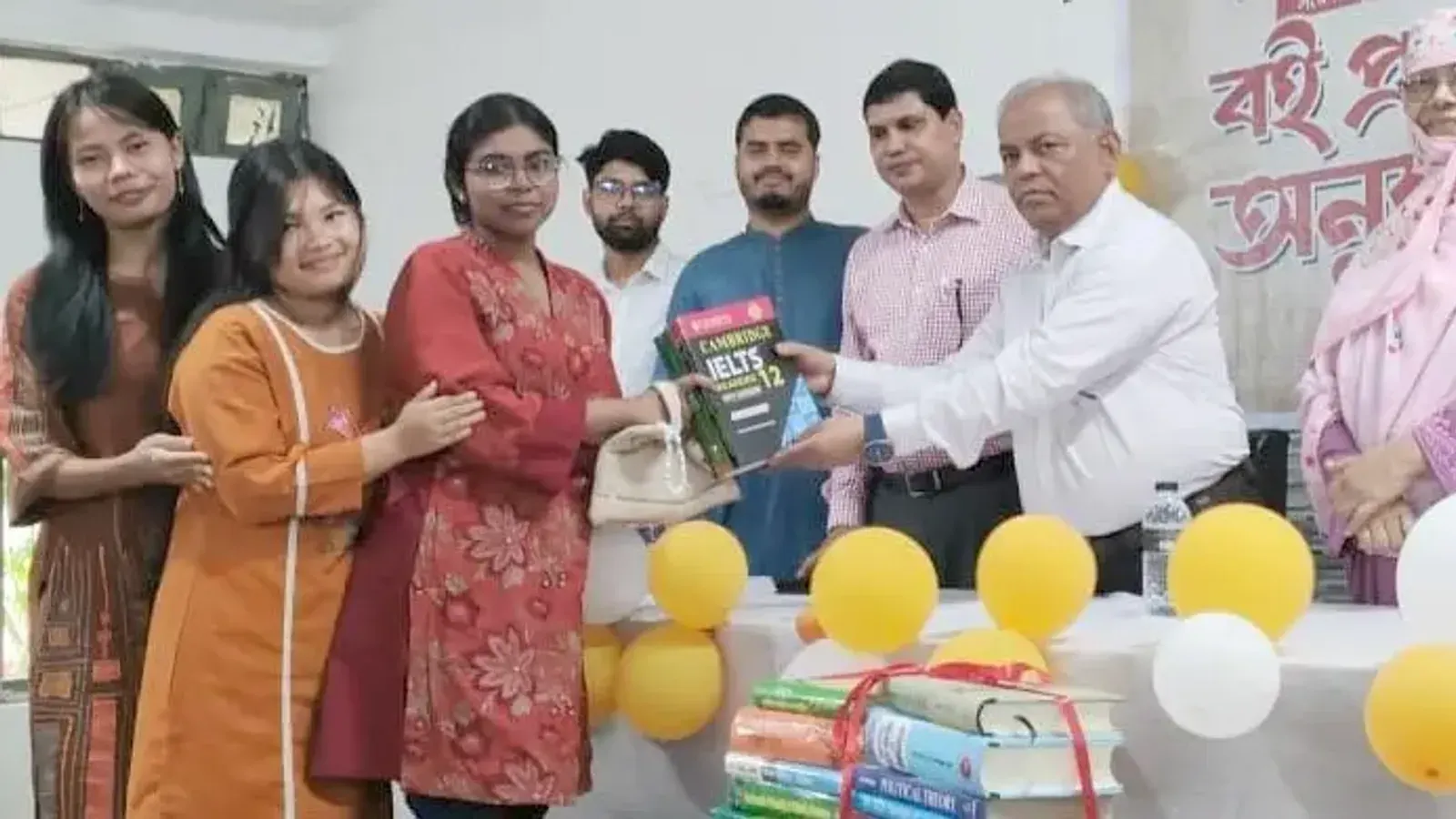 Chittagong University Students Union Donates Job Prep Books to Halls