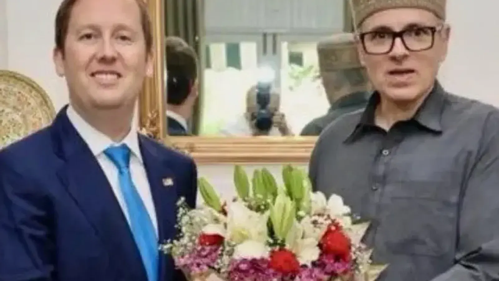 US Special Envoy Sergio Gor Visits Jammu and Kashmir to Meet CM Omar Abdullah