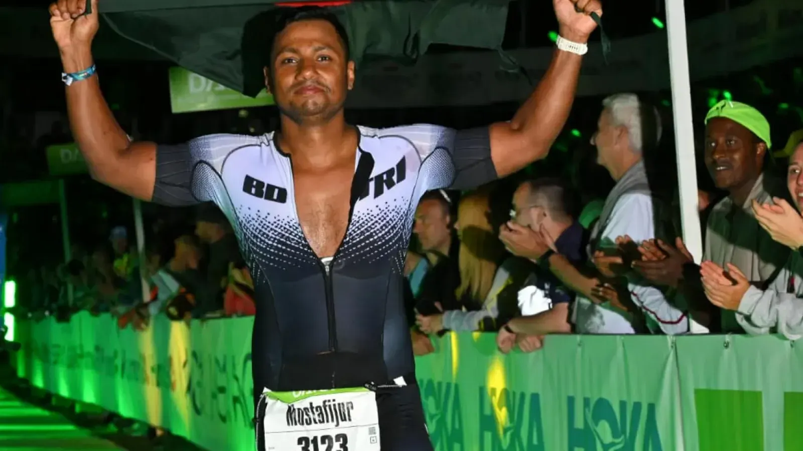 Mostafizur Rahman Finishes Challenge Roth Triathlon in Germany