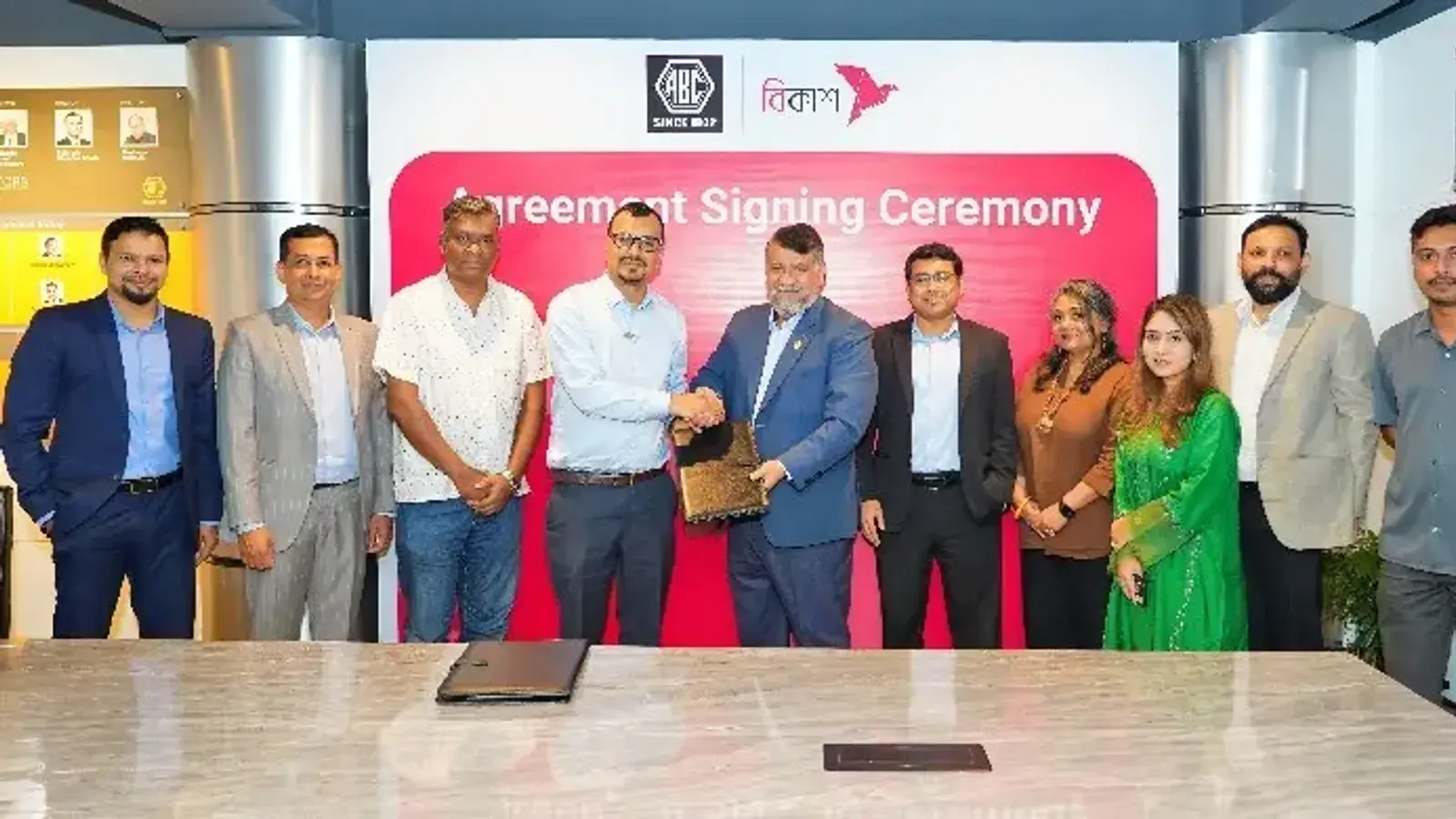 ABC Facilities and bKash Sign Digital Salary Disbursement Deal