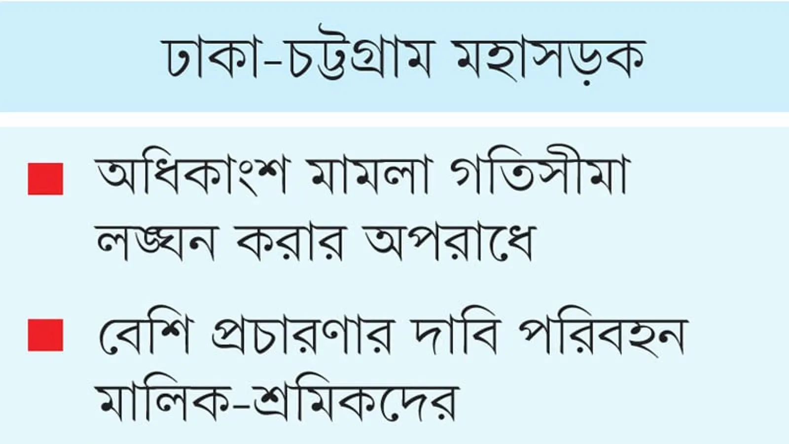 ঢাকা-চট্টগ্রাম মহাসড়কে এআই ক্যামেরায় নজরদারি, দুই দিনে ৫০২ মামলা