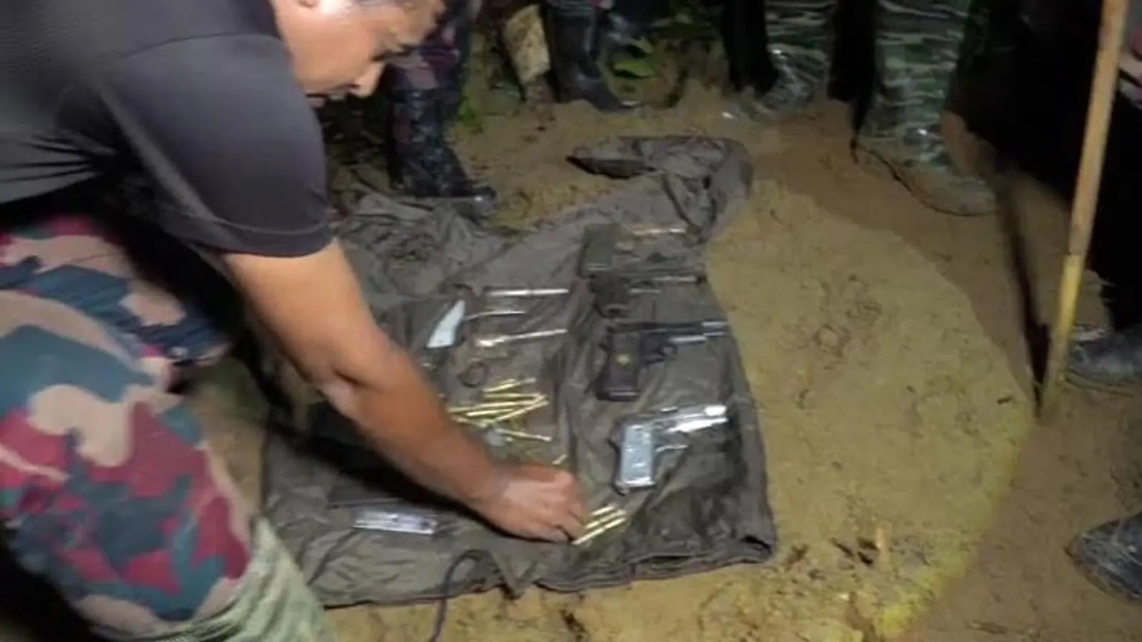 BGB Recover Weapons and Ammunition in Habiganj Satchari Reserve Forest