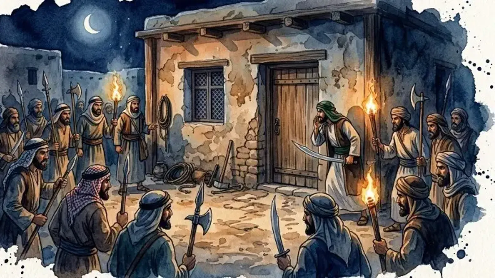 The Historic Migration: Ali's Bravery on the Night of the Prophet's Hijrah