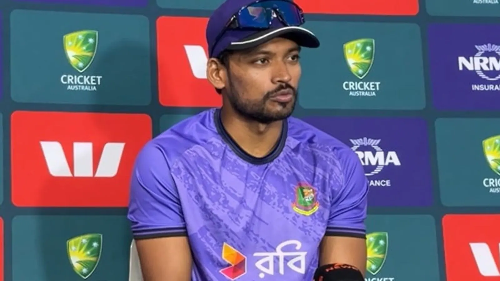 অস্ট্রেলিয়ার বিপক্ষে দ্বিতীয় টেস্টের আগে সংবাদ সম্মেলন শান্তর