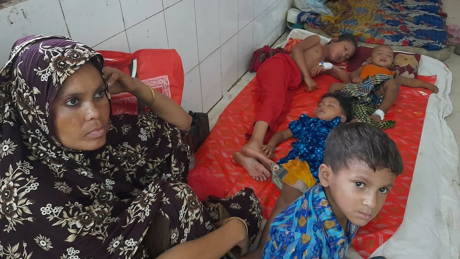 Measles Surge Strains Subornochar Health Complex in Noakhali