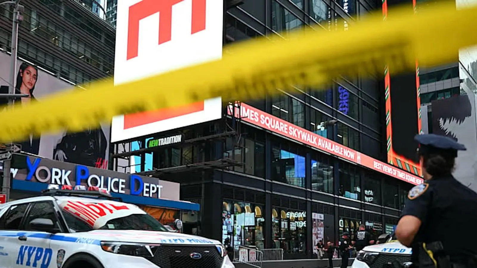 Woman Stabs Two Near Times Square Before Being Shot by Police