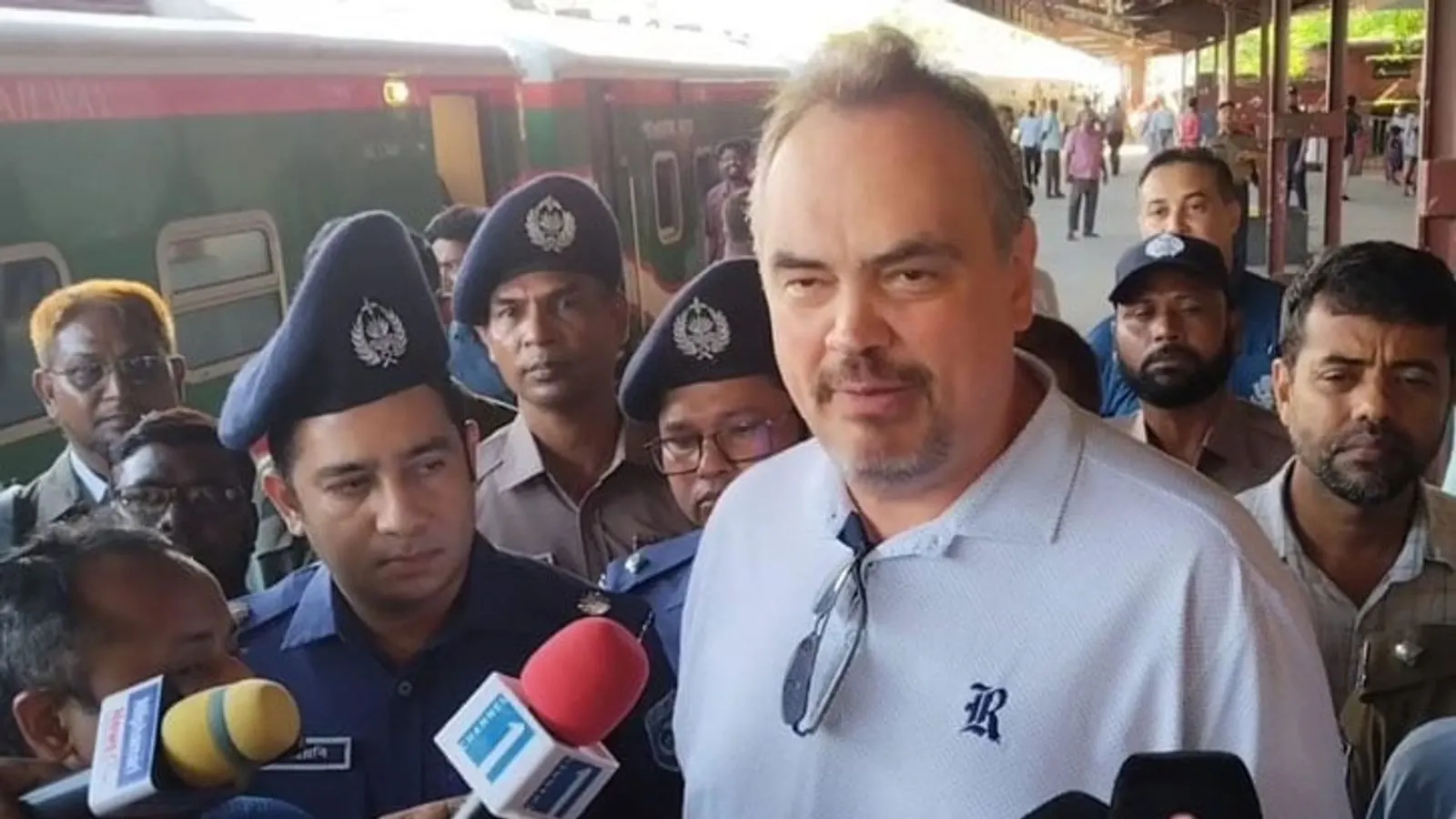 US Ambassador Brent T. Christensen Visits Saidpur Railway Workshop