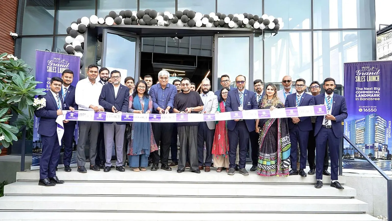 Sheltech Legacy Plaza sales office opens in Dhaka's Bonojhri