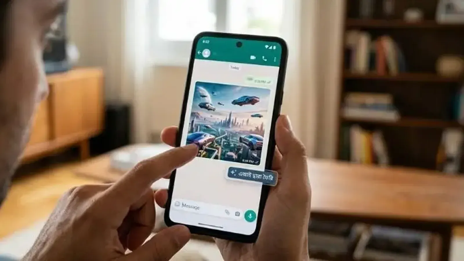 WhatsApp tests AI content labels for iPhone users