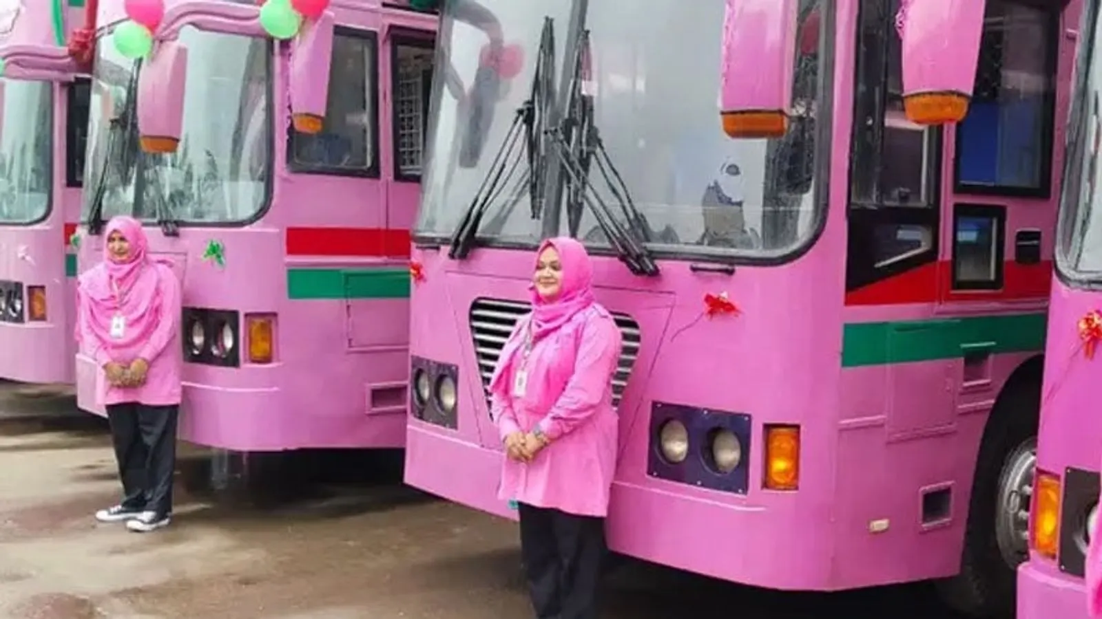 BRTC Pink Bus for Women Faces Passenger Shortages and Long Waits in Dhaka