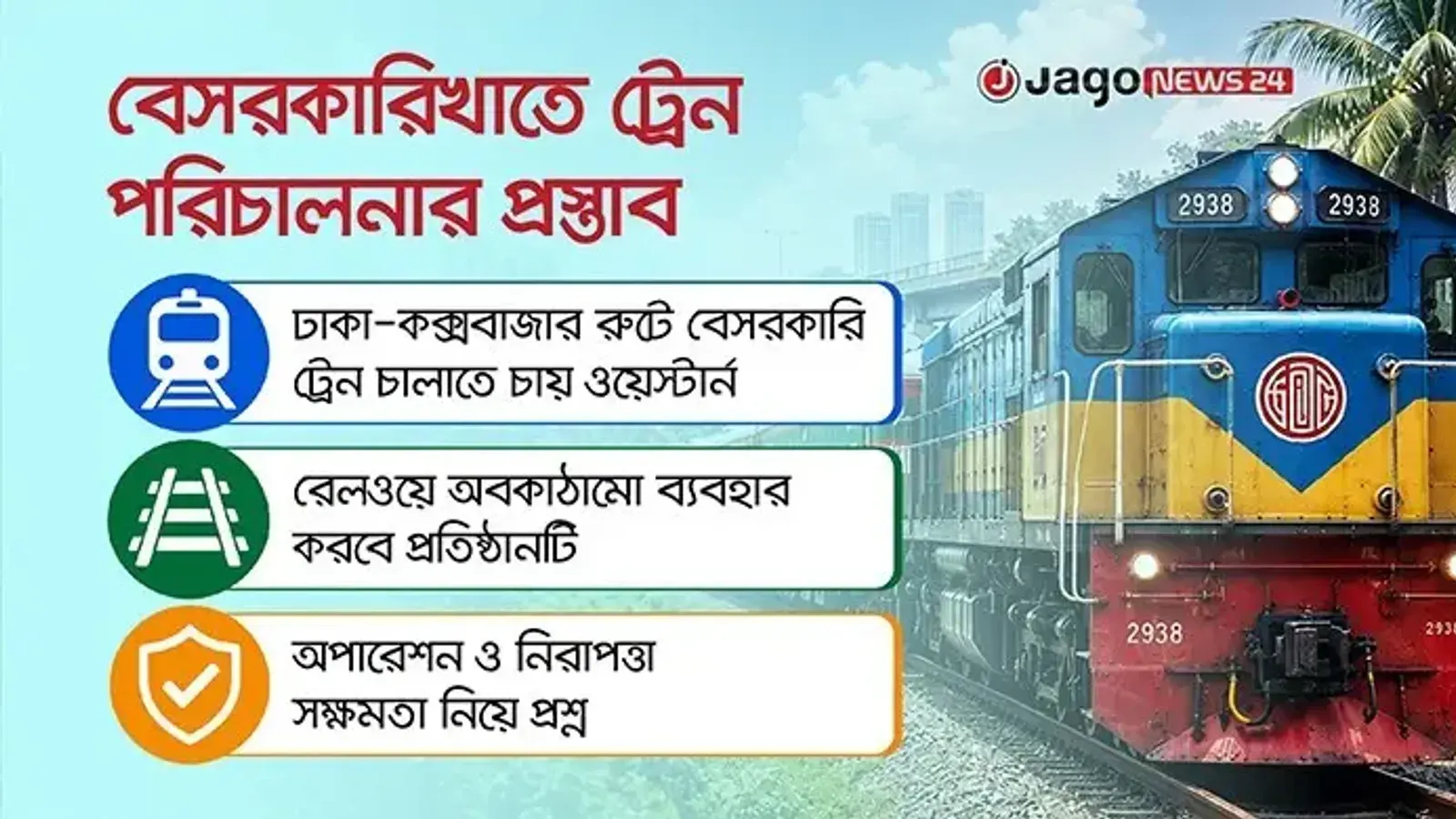 Private firm proposes running trains on Bangladesh railway tracks