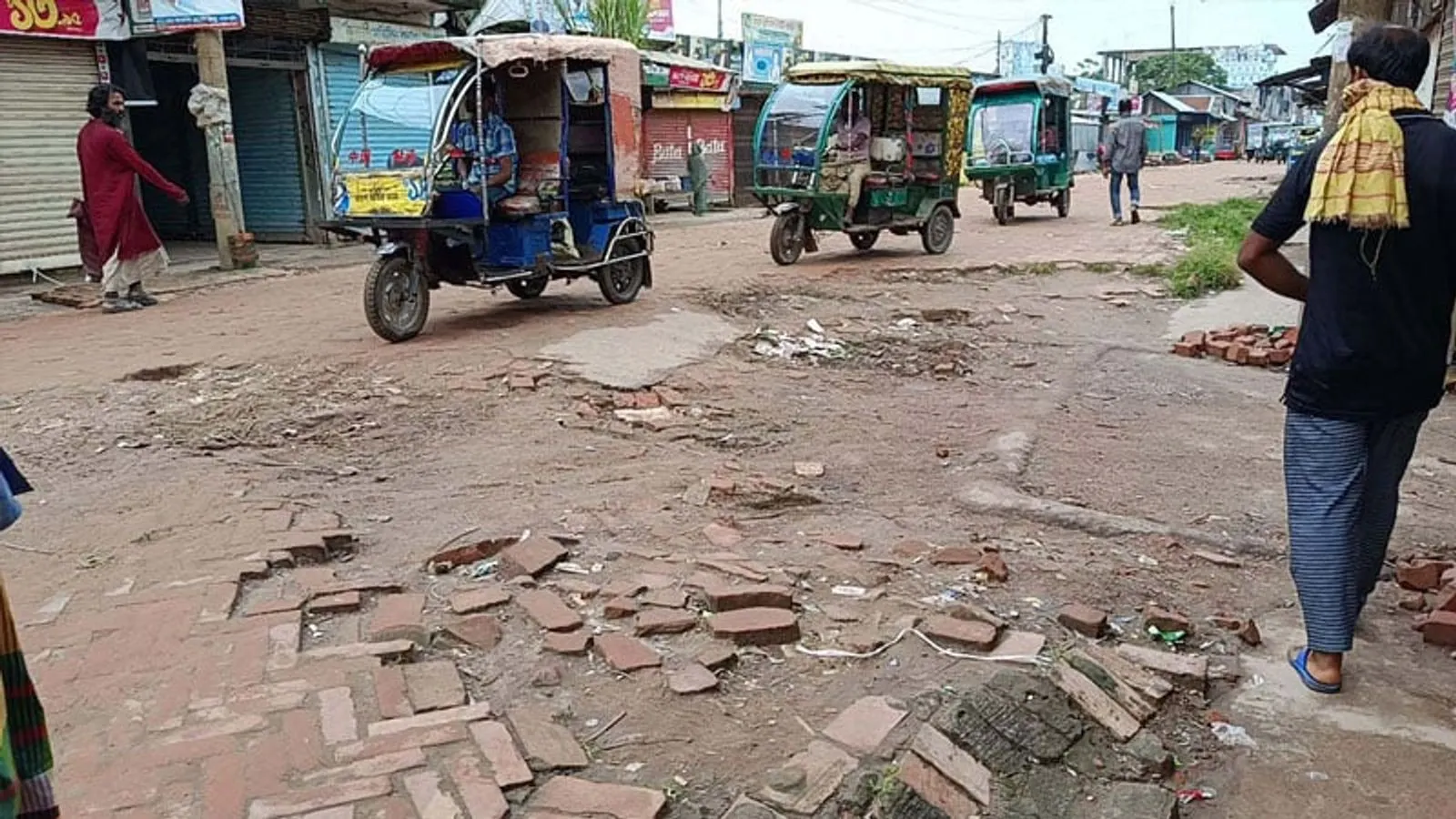 Mawa Old Ferry Ghat Road Neglected as Four Authorities Refuse Repairs
