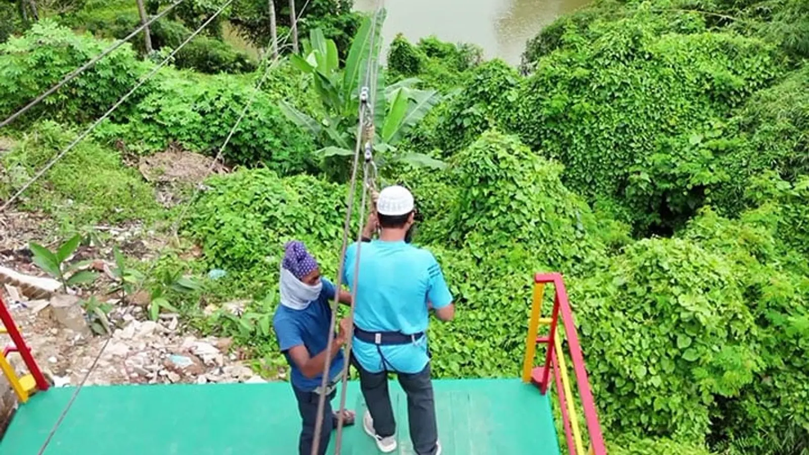 New Zip Line and Giant Swing Added at Khagrachari Horticulture Park