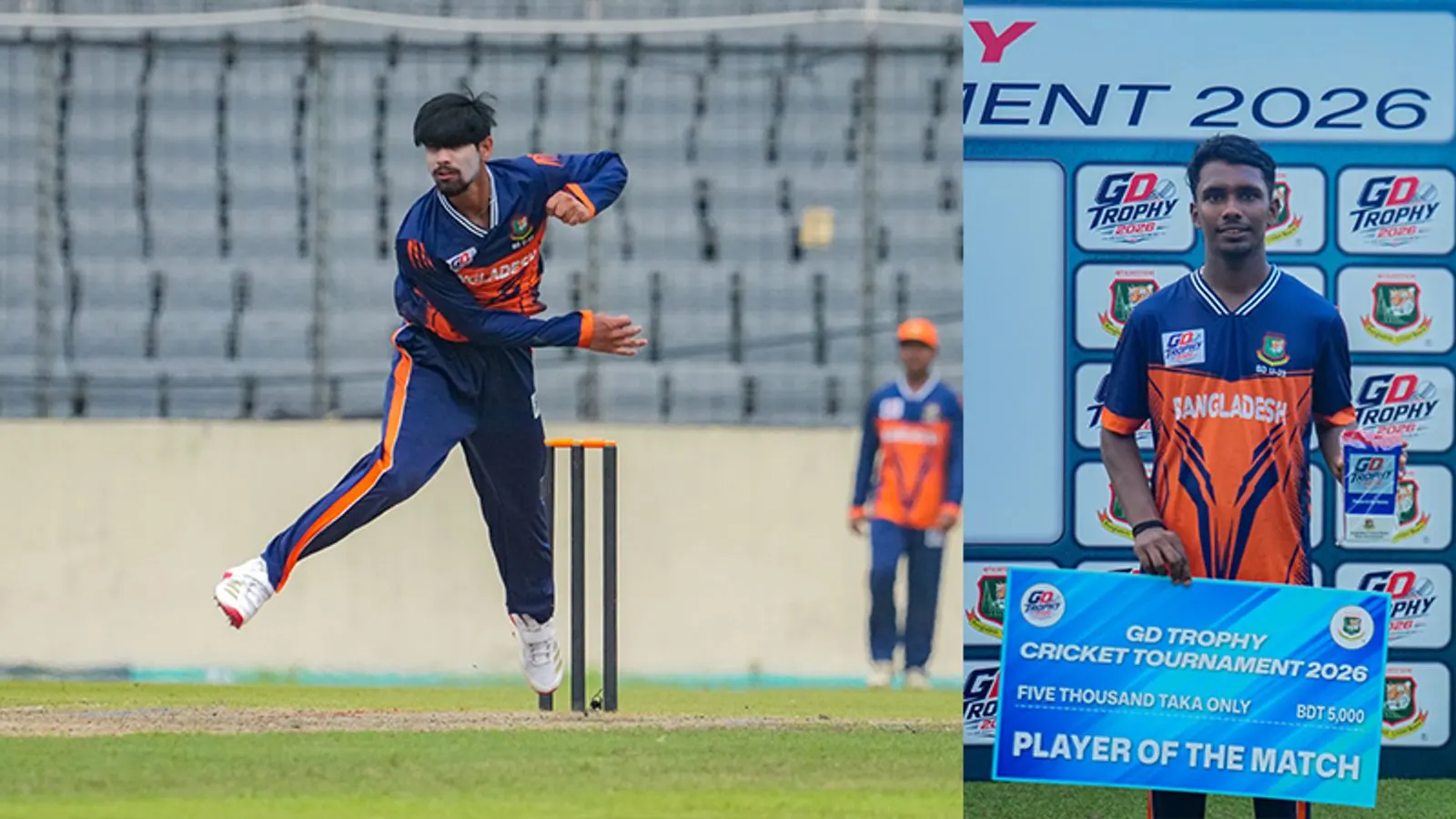 Under-23 Cricket Team Secures Nine-Wicket Victory in Mirpur GD Trophy Match