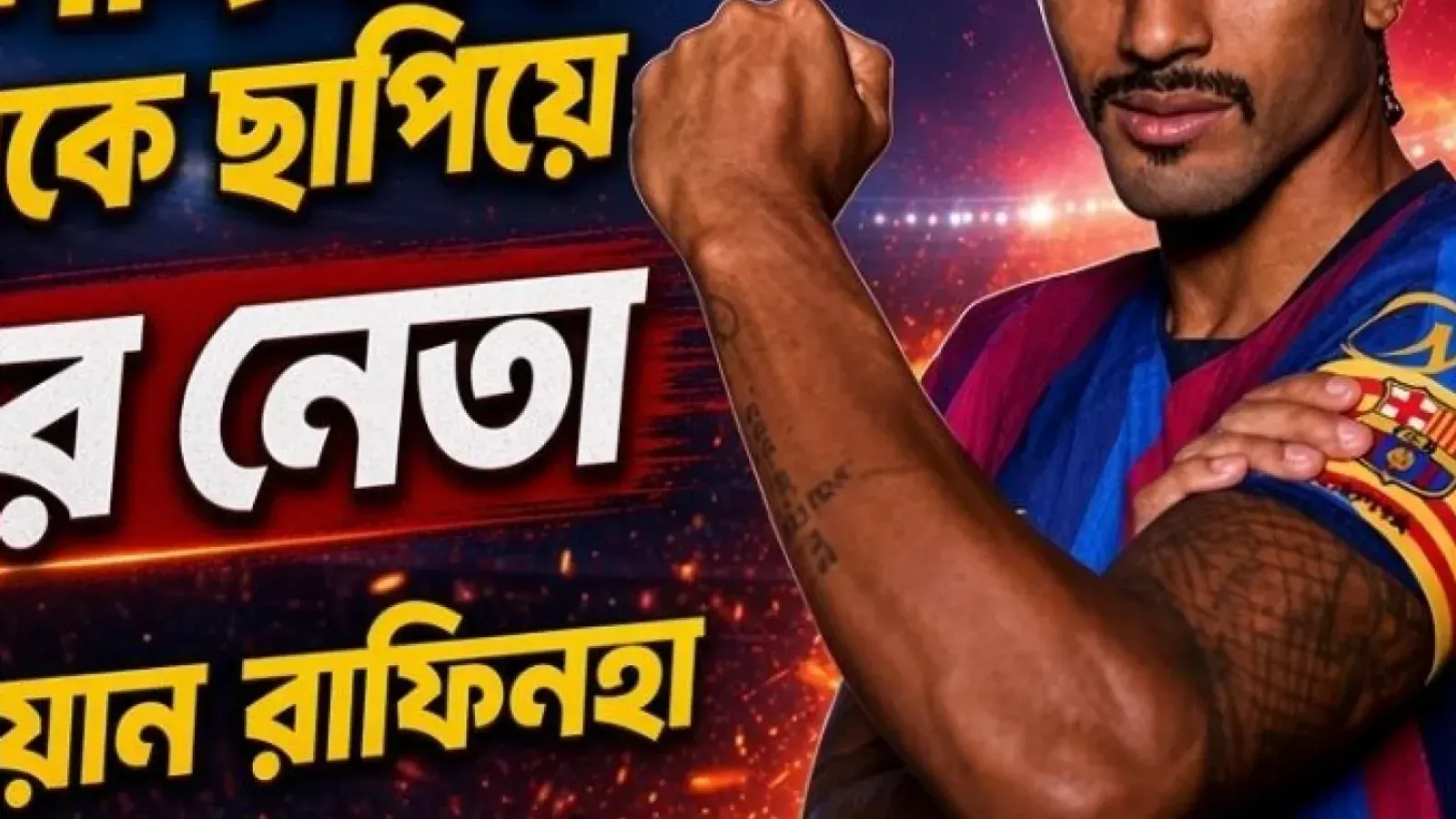 বার্সেলোনার প্রথম ব্রাজিলিয়ান স্থায়ী অধিনায়ক রাফিনহা