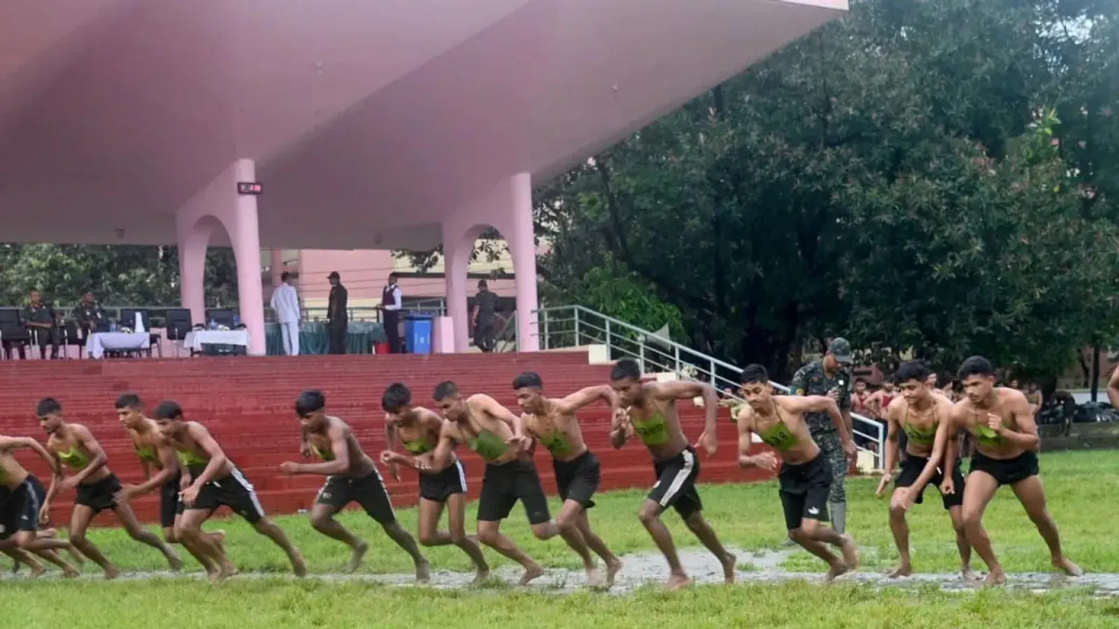 Ansar Battalion recruits 28th batch sipoy candidates in Gazipur