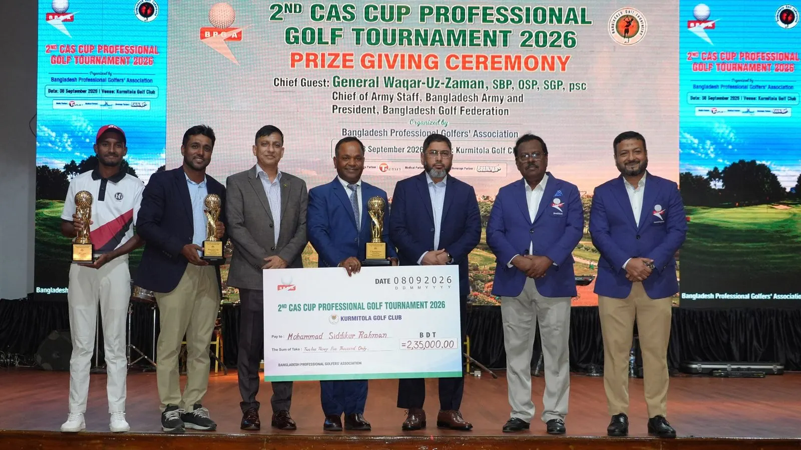 CAS Cup Pro Golf Tournament 2026 Concludes in Dhaka