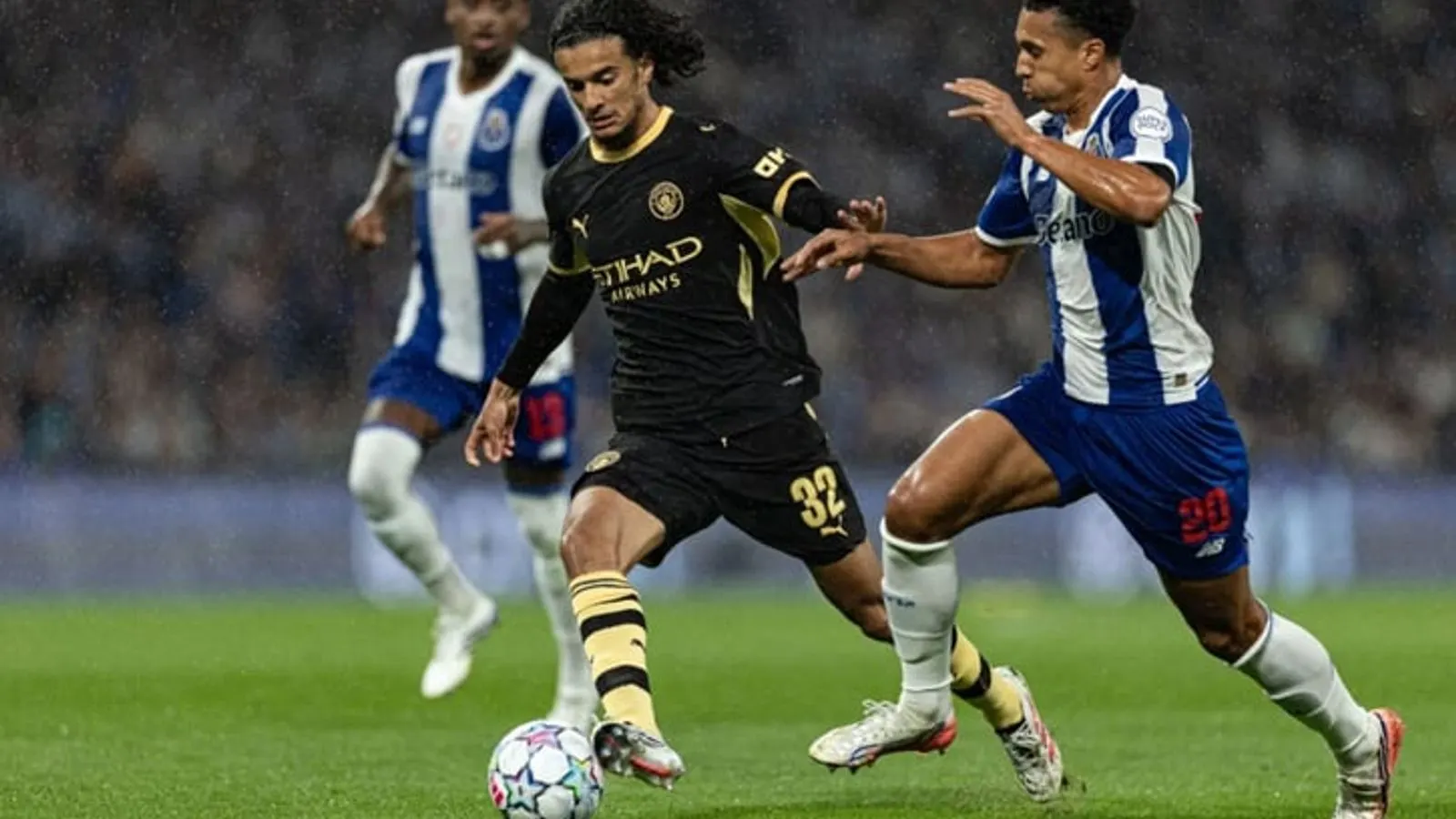 Ayyoub Bouaddi Shines in Manchester City Champions League Win Over Porto