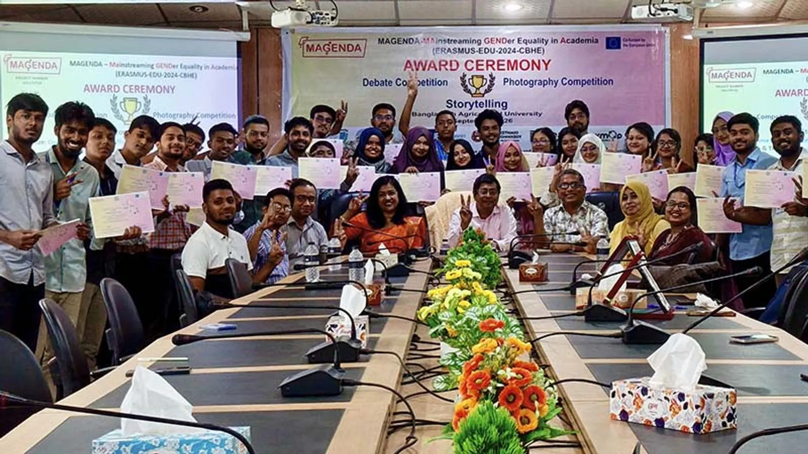 Student Ambassador Program Concludes at Bangladesh Agricultural University