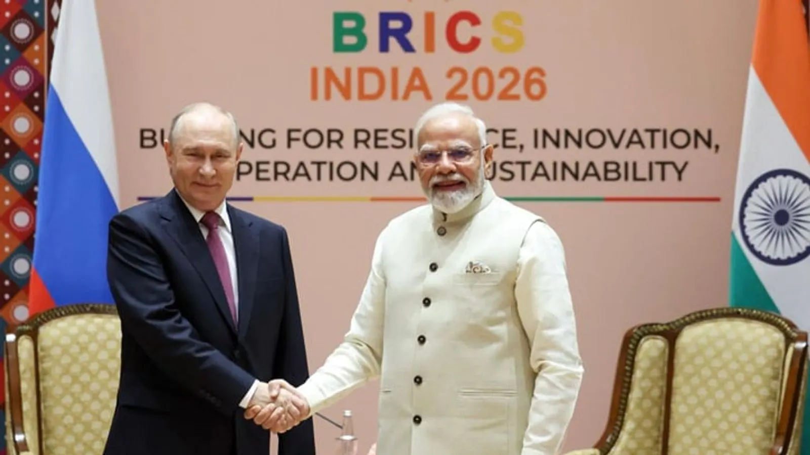 Modi and Putin Hold Bilateral Talks Ahead of 18th BRICS Summit in New Delhi