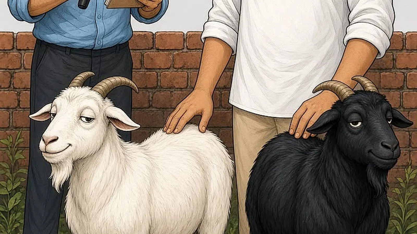 Asif Nazrul Faces Questions Over His Black and White Goats