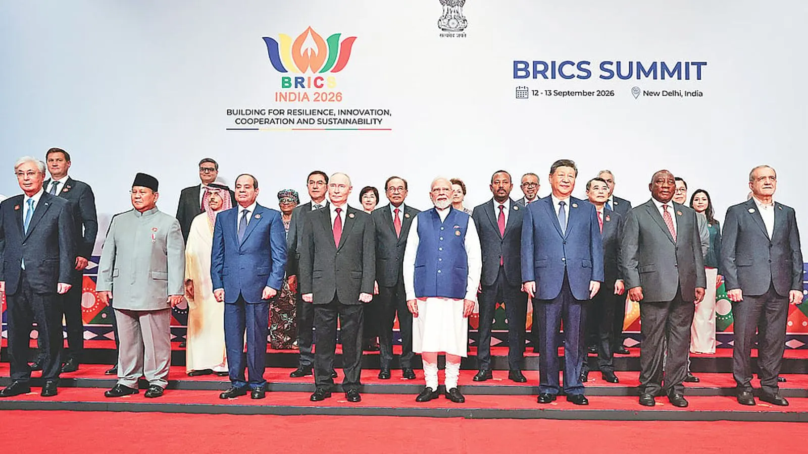 BRICS 18th Summit Held in New Delhi with Indian Prime Minister Narendra Modi