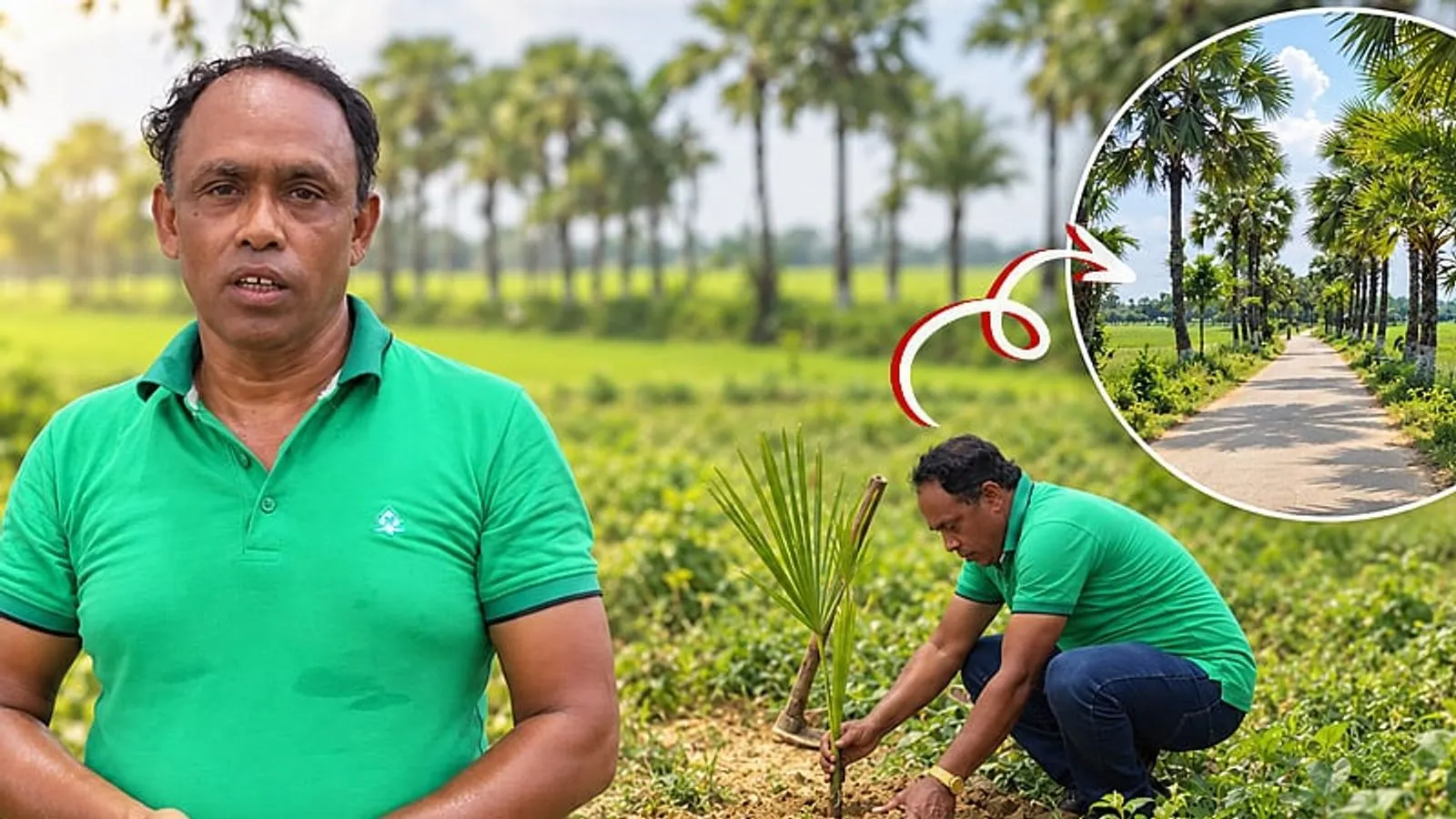 Naogaon College Principal Plants Thousands of Trees Across Bangladesh