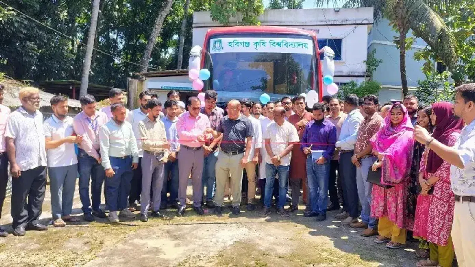 Habiganj Agricultural University Launches First Bus Service