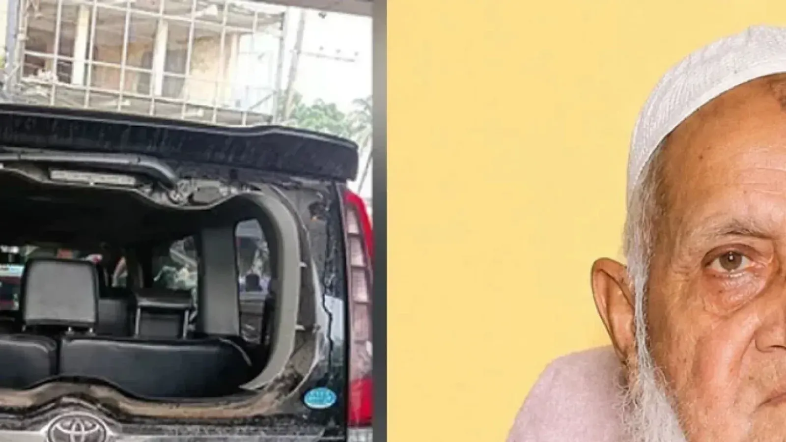 মহিব্বুল্লাহ বাবুনগরীর গাড়িতে বাসের ধাক্কা, জরিমানা আদায়