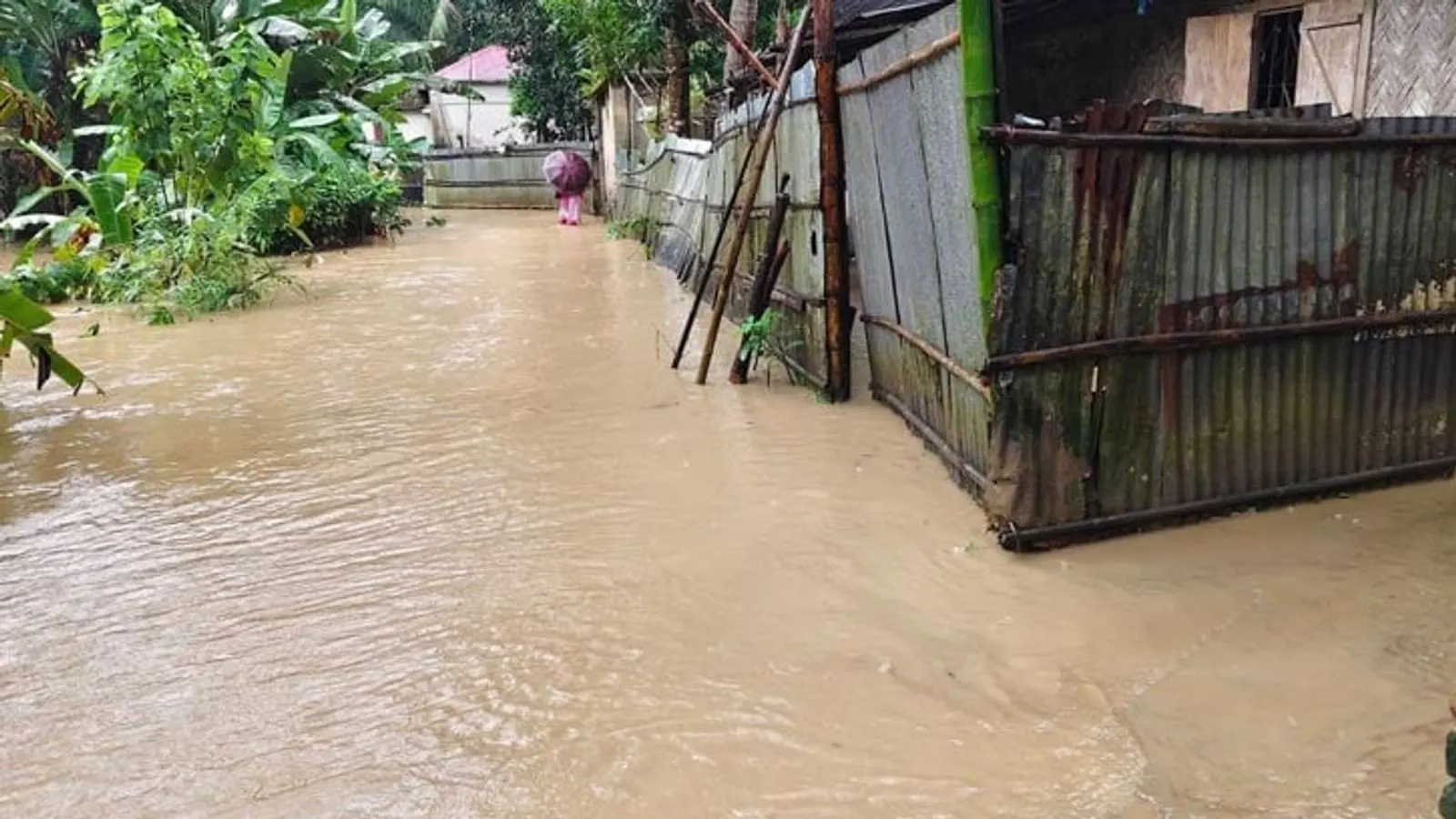 Flash Floods Inundate Over 100 Homes in Khagrachari Following Heavy Rain