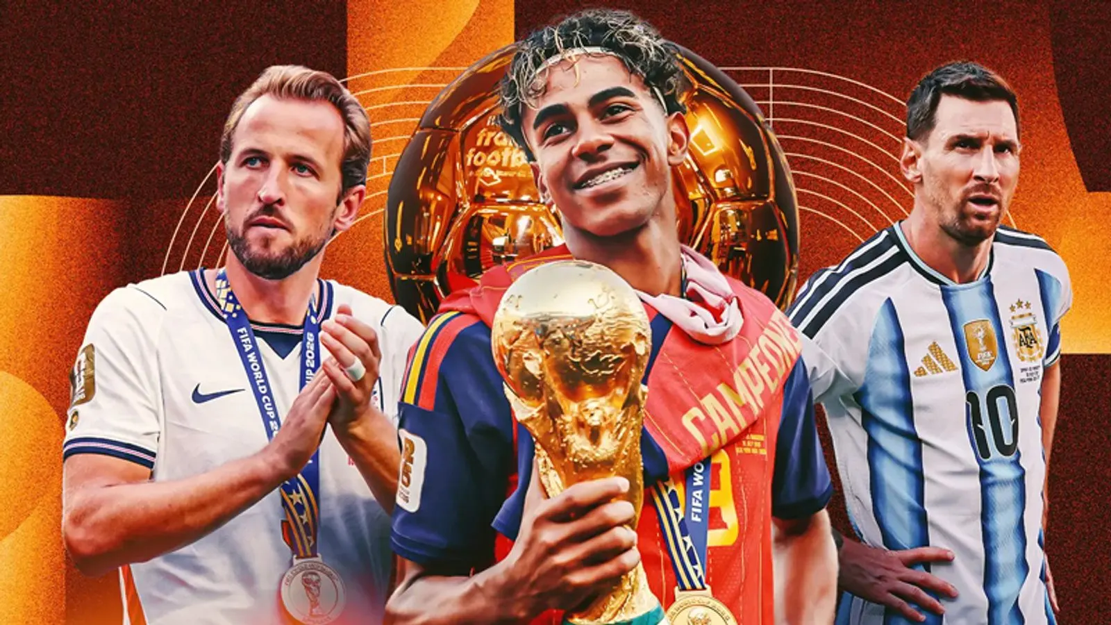 Ballon d'Or 2026 Shortlist Revealed as Kane, Mbappe and Messi Make Cut
